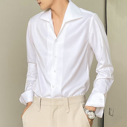 Spring And Autumn Korean Style Staple Shirt