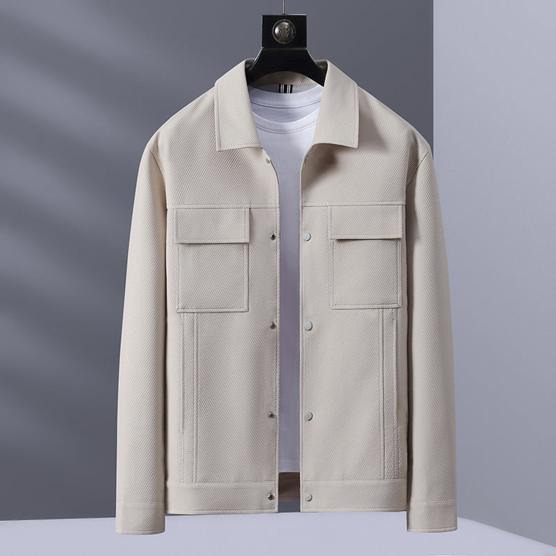 Polo Collar Shirt Style Autumn Staple Jacket