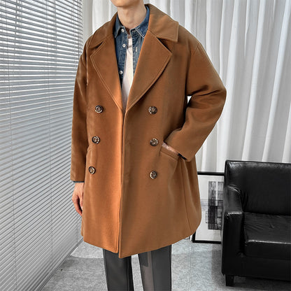 Mid Length British Wool Staple Trench Coat