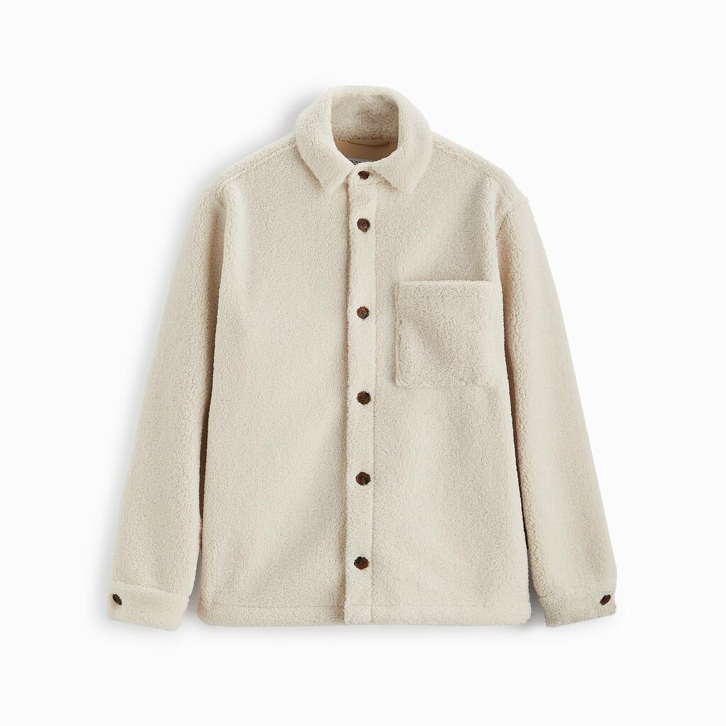 Thick Shirt Style Fleece Staple Jacket