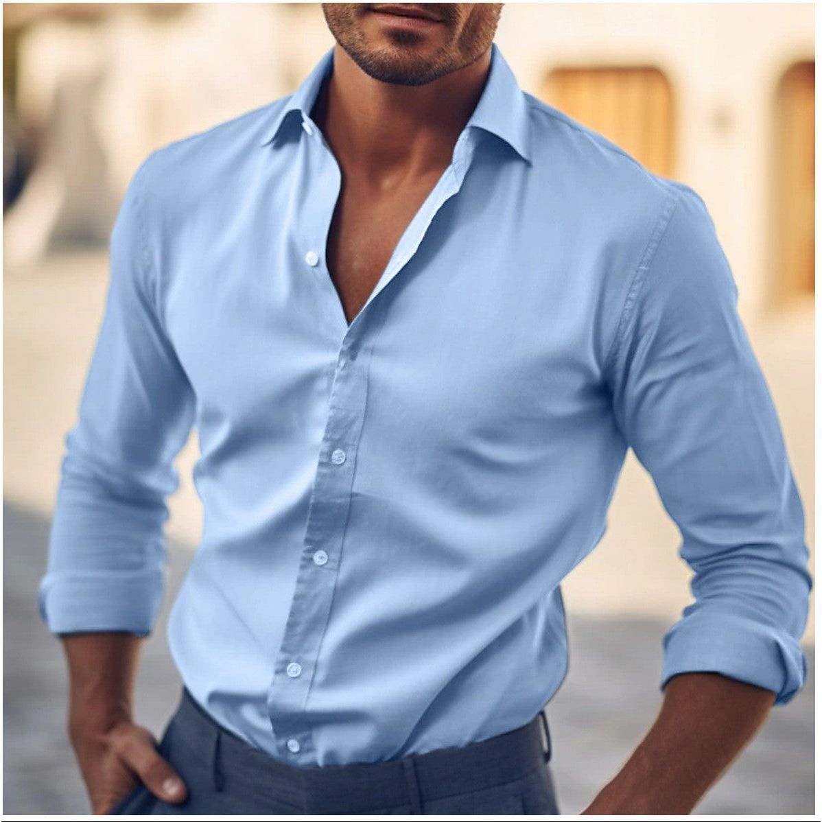 Casual Business Staple Shirt Button Down