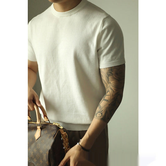 Mini Turtle-Neck Slim Fit Staple T-Shirt