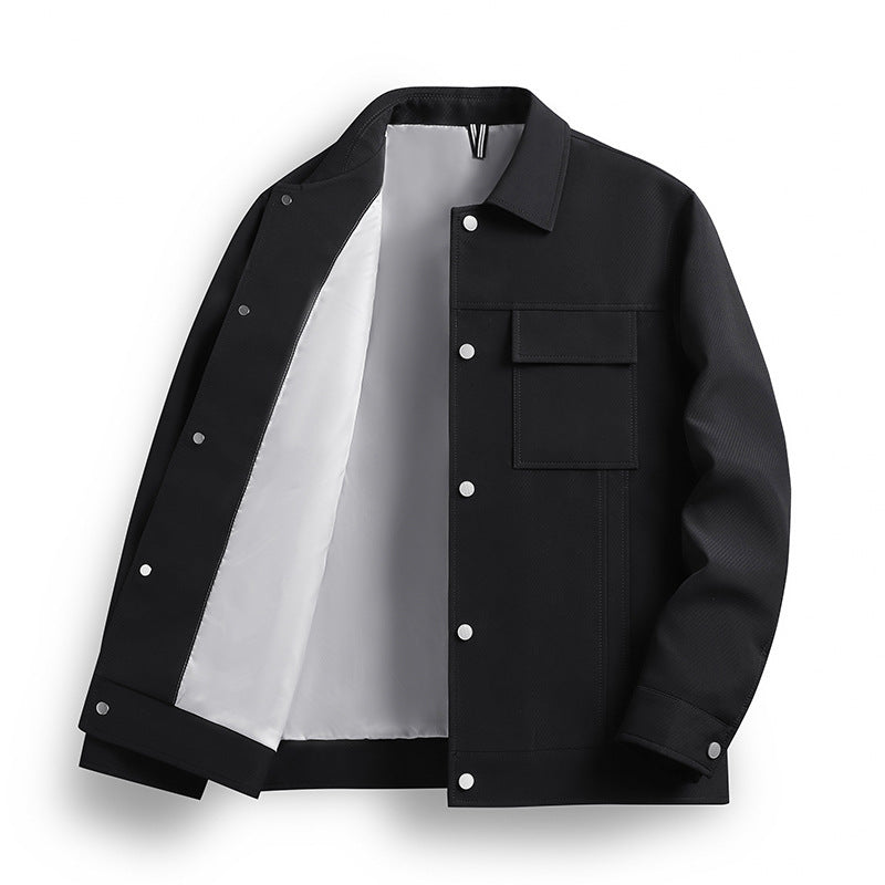 Polo Collar Shirt Style Autumn Staple Jacket