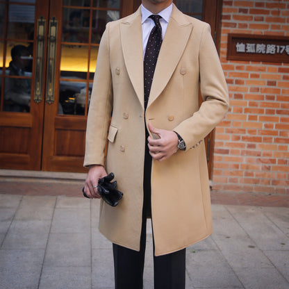 British Pure Wool Long Winter Wardrobe Essential Staple Coat