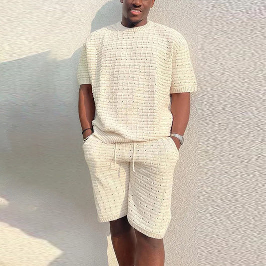 Men's Spring Lined Short Set Co-ord