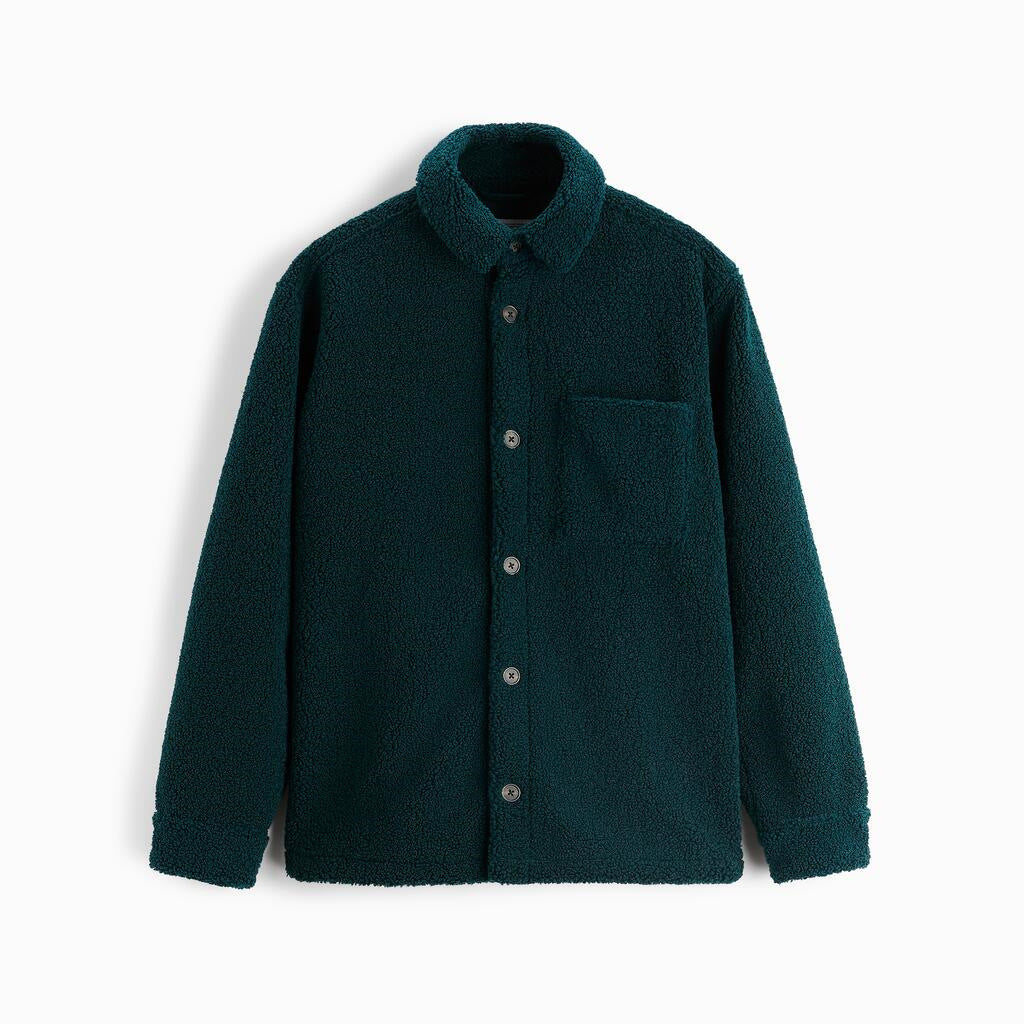 Thick Shirt Style Fleece Staple Jacket