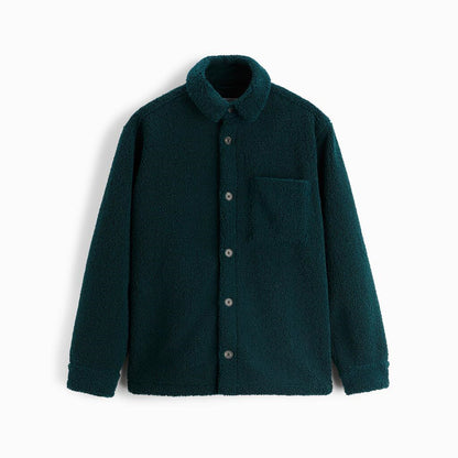 Thick Shirt Style Fleece Staple Jacket