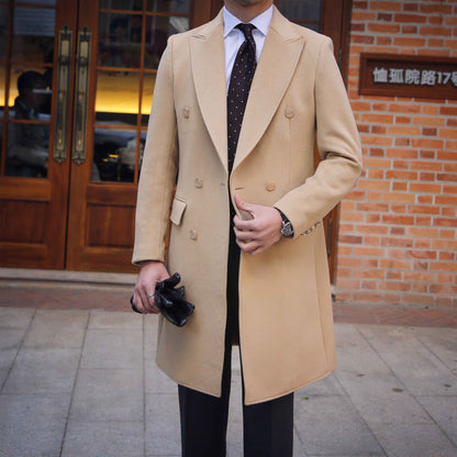 British Pure Wool Long Winter Wardrobe Essential Staple Coat